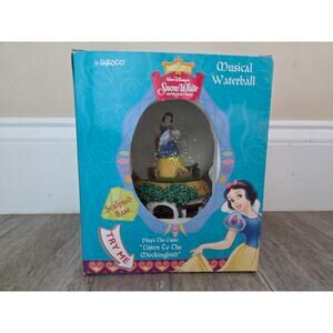 Disney Classic Snow White Musical Waterball Snow Globe-Listen To The Mockingbird